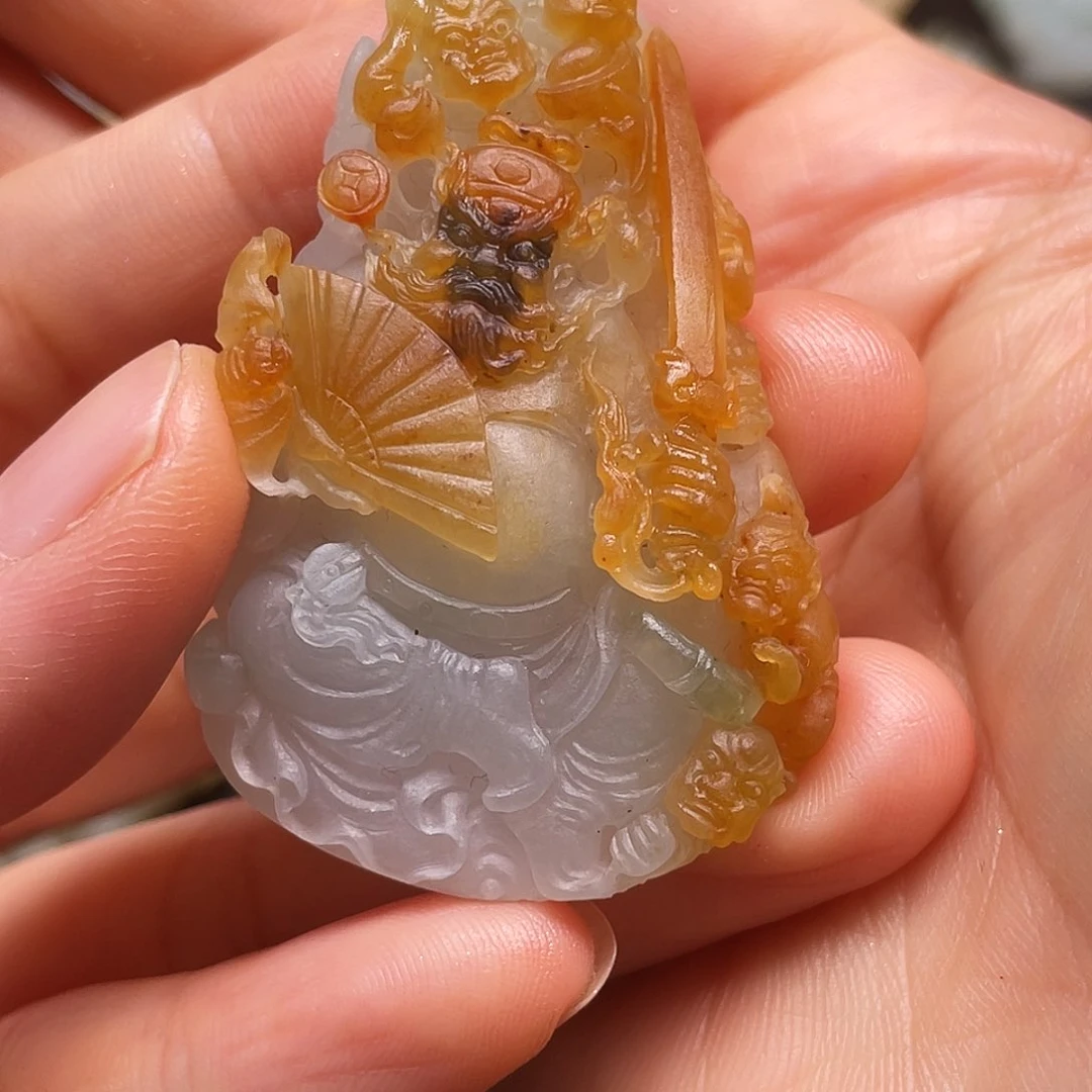 定制翡翠未镶嵌钟馗