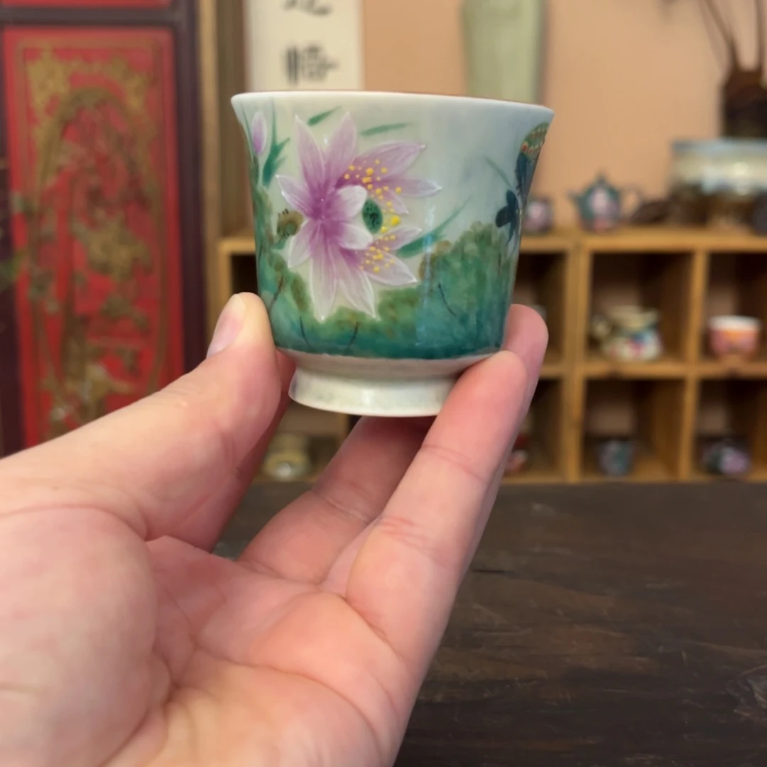柴烧纯手工手绘陶瓷