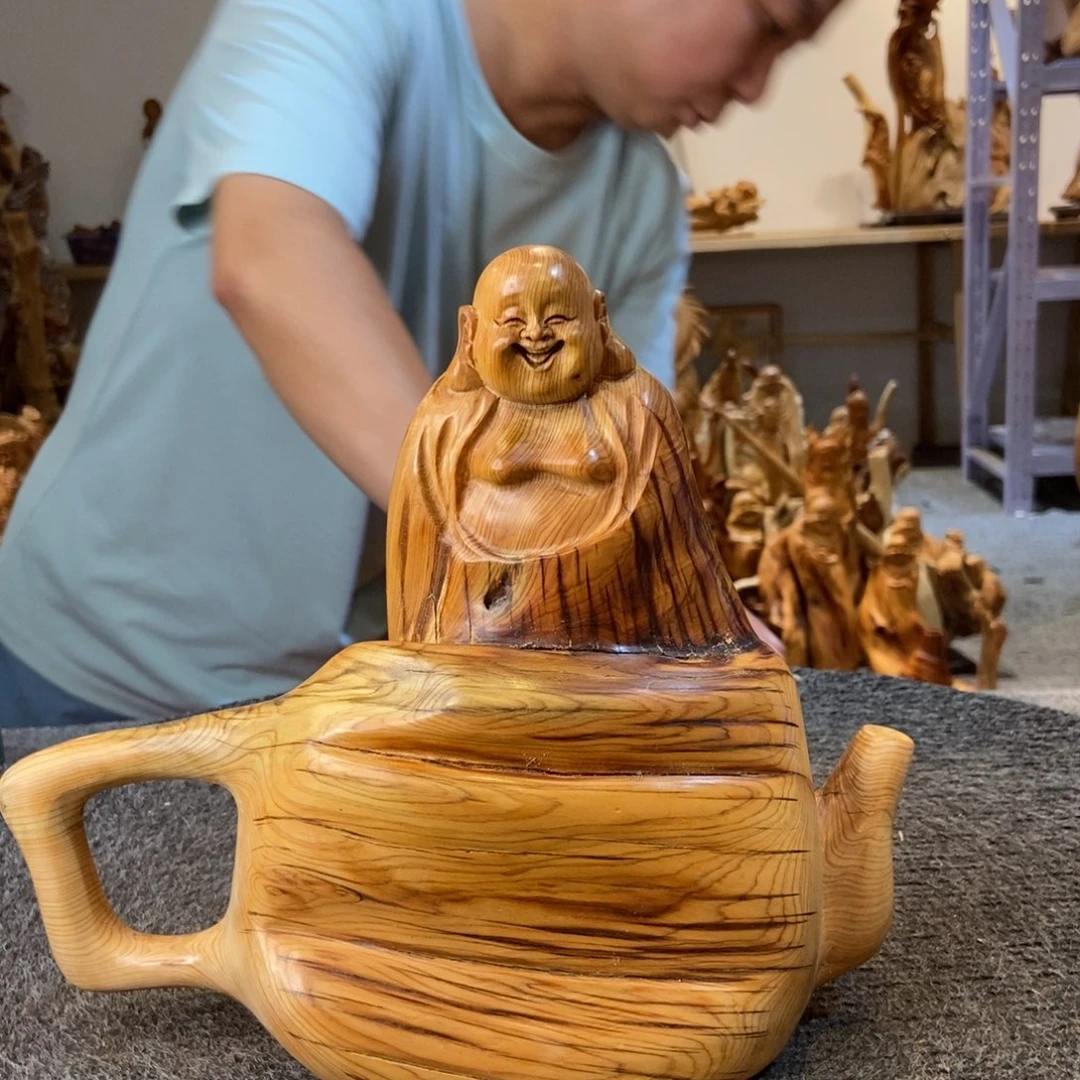 柏木（崖柏）太行崖柏根雕摆件
