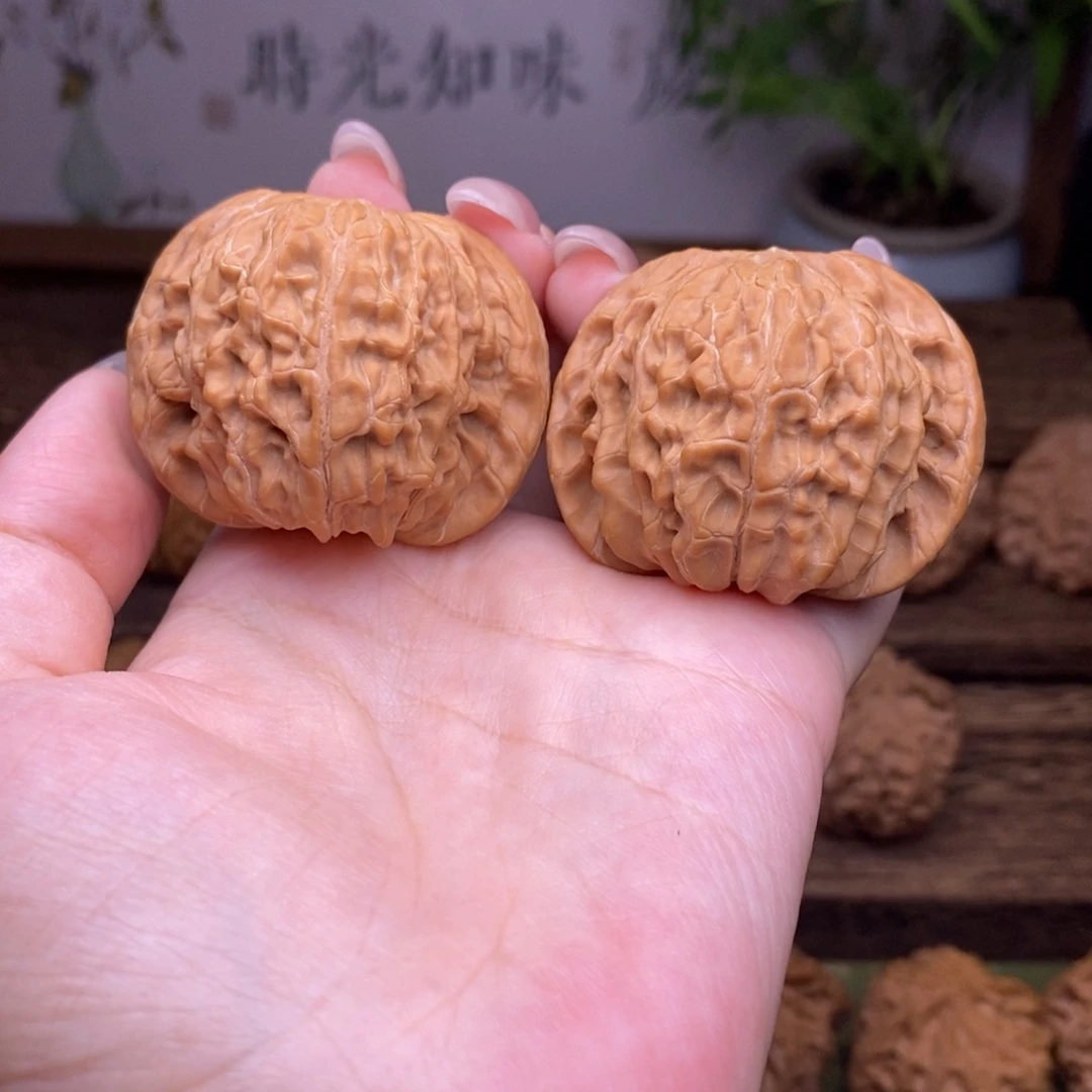 文玩核桃把件全品44尺磨盘1850