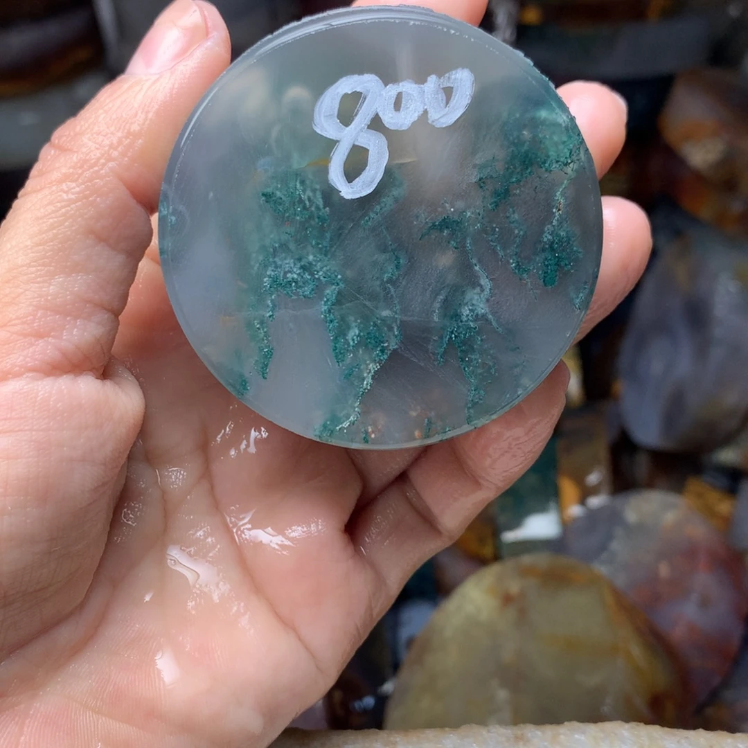 好***心定制玛瑙定制平安扣一个