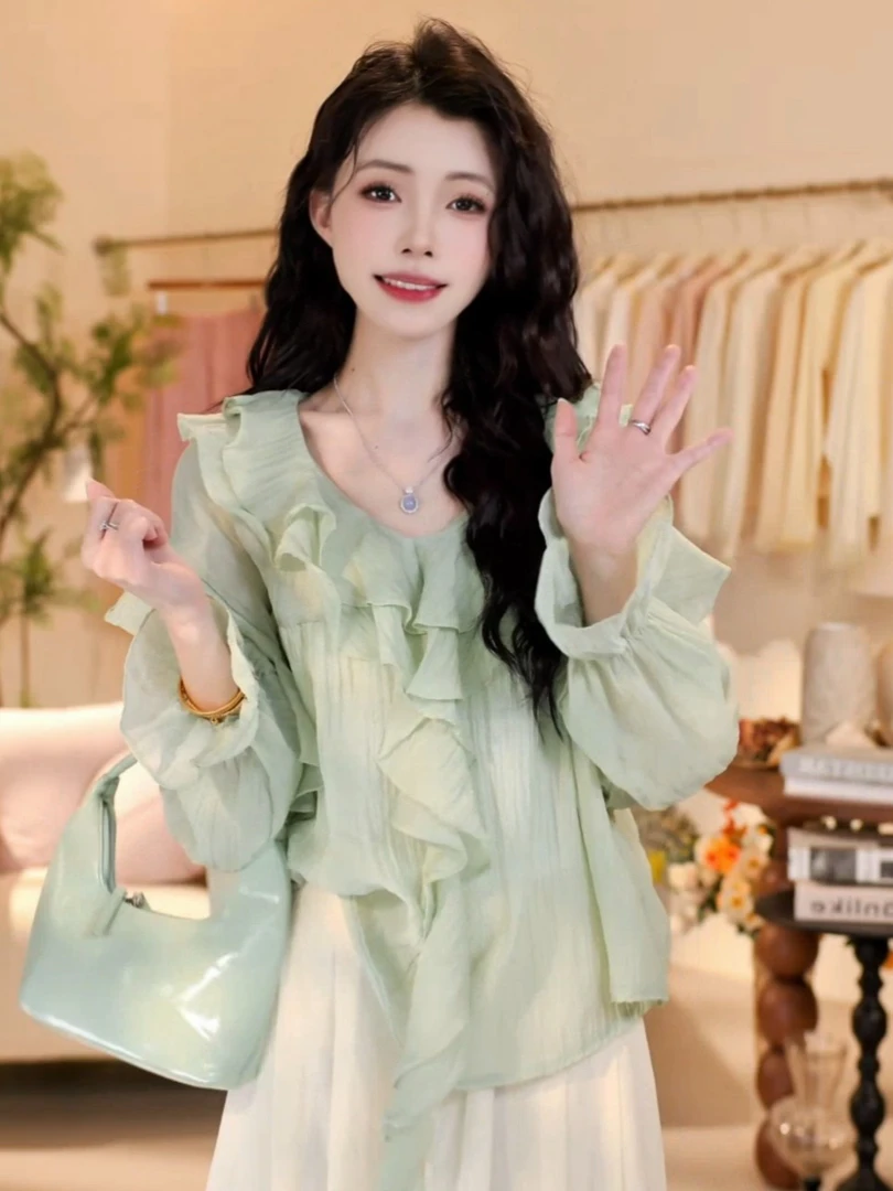 【300-400新款现货合集】 初夏设计感女宽松韩系减龄风百搭上衣