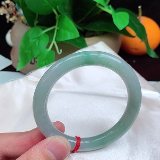 翡翠手镯未镶嵌圆条047