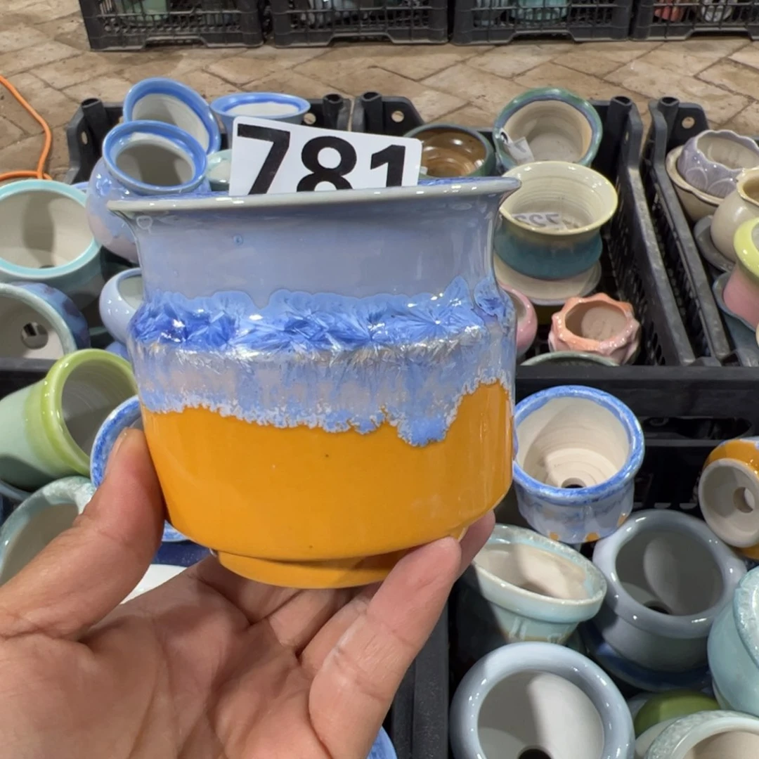 景德镇手工盆 内口6.5