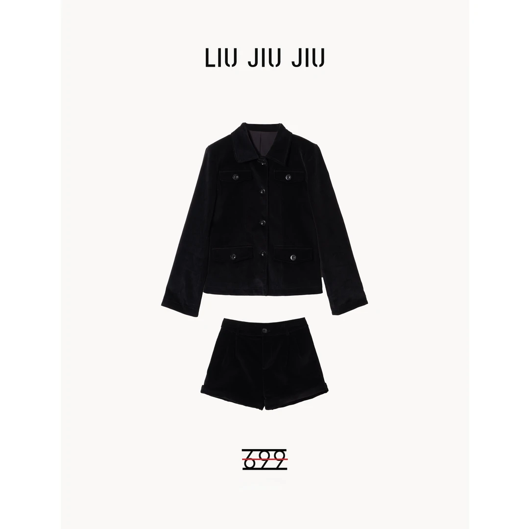 LIUJIUJIU 赫本富家千金感秋季新款高级感时尚气质两件套TZ4761L