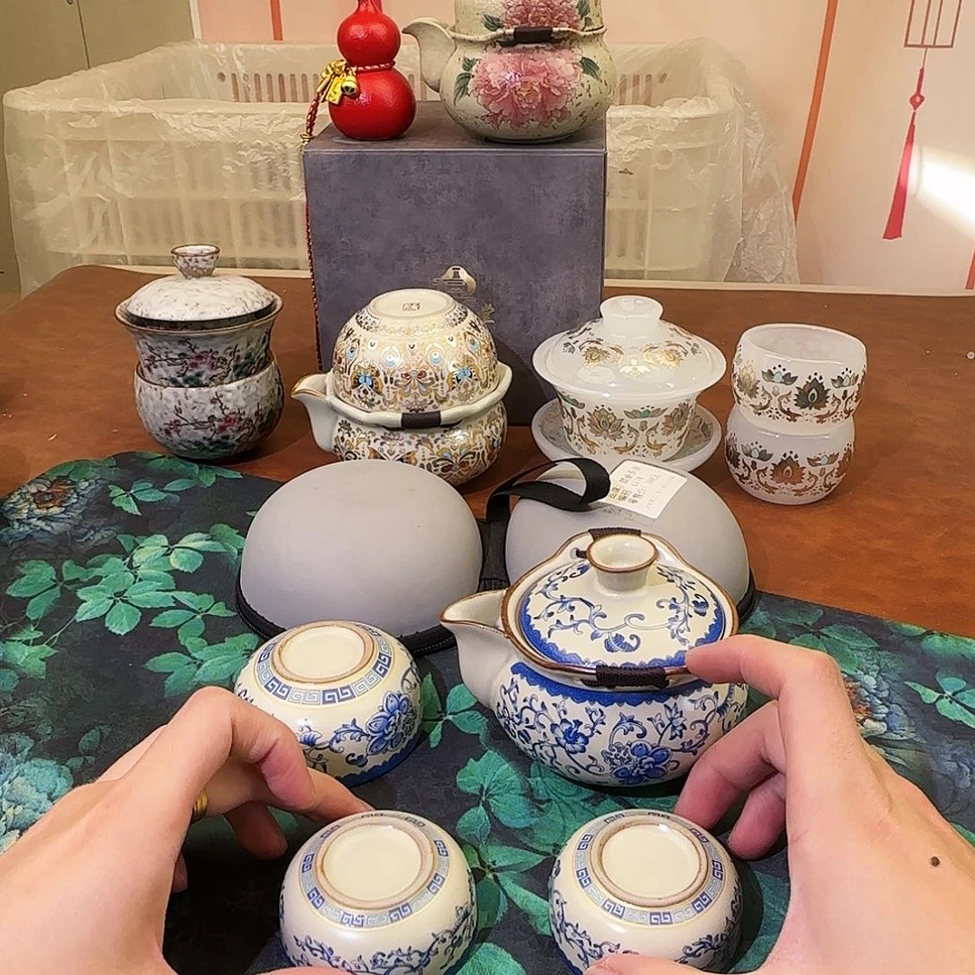 颜瓷闪购商品链接6118送茶盘