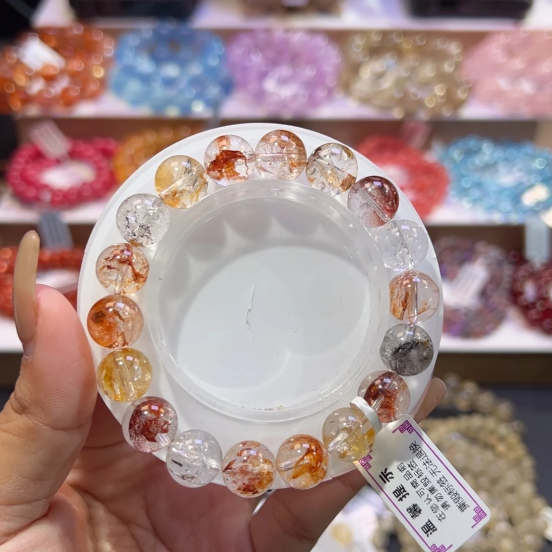 手串未镶嵌水晶稀有矿彩闪灵11.2mn