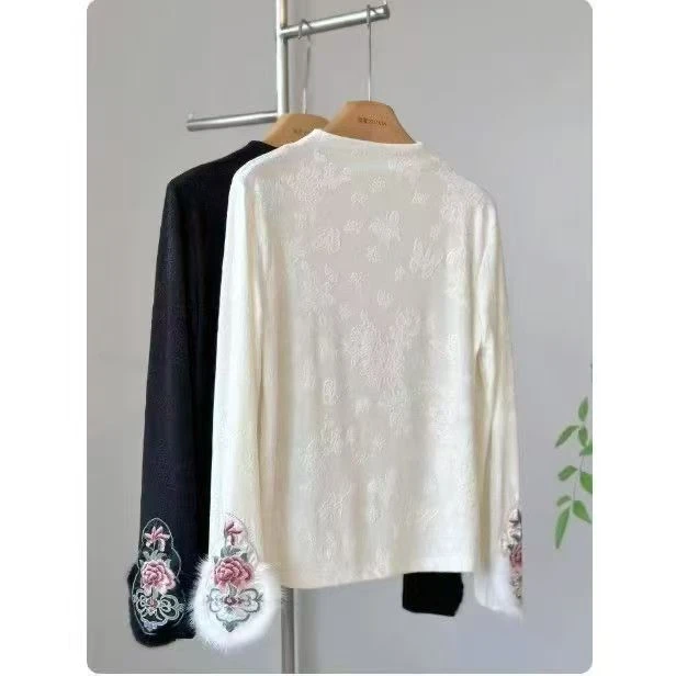 新中式显瘦气质国风小衫+马甲 分开单独下单