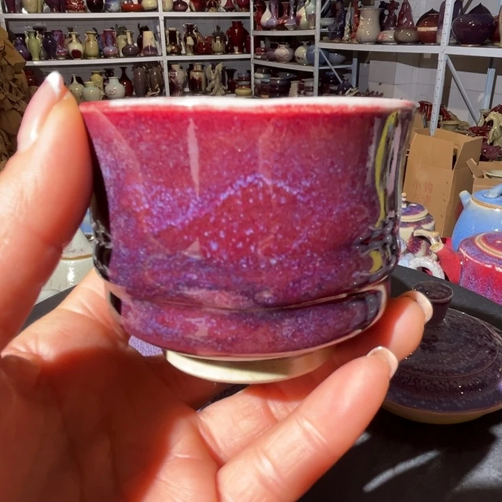 清***宇瓷片牛家钧窑牛自恒老师钧瓷