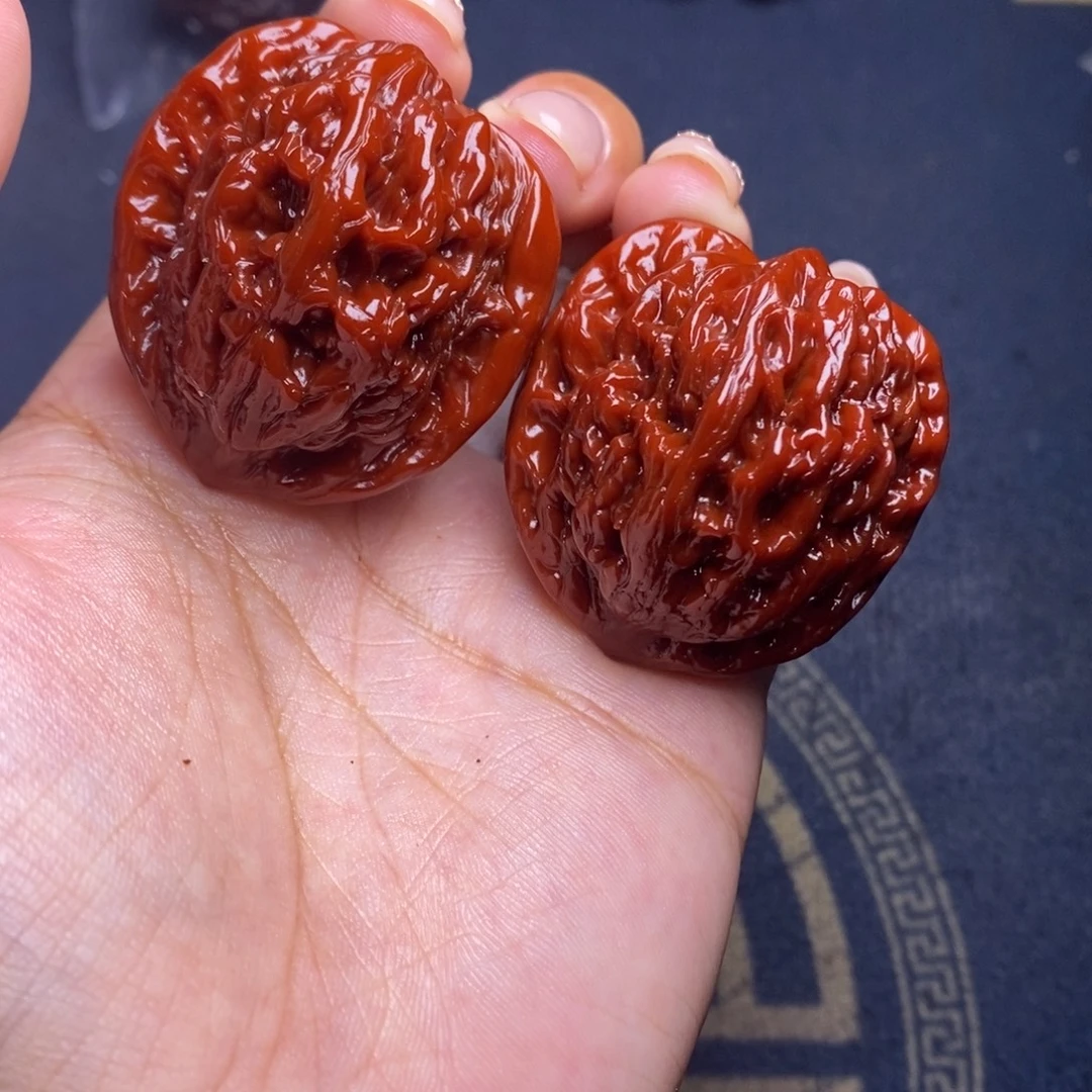 吊坠文玩核桃虎头40