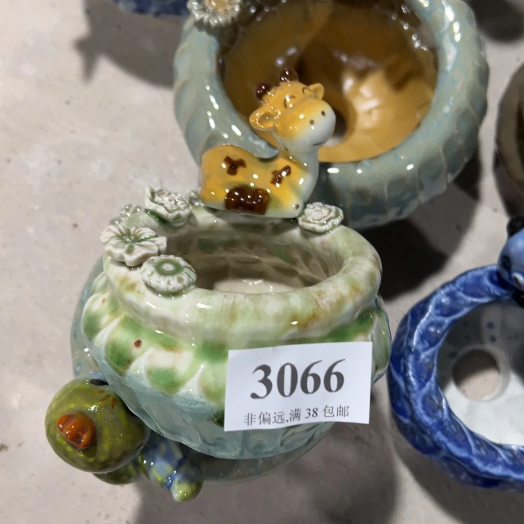 口6 手工花盆满30包邮