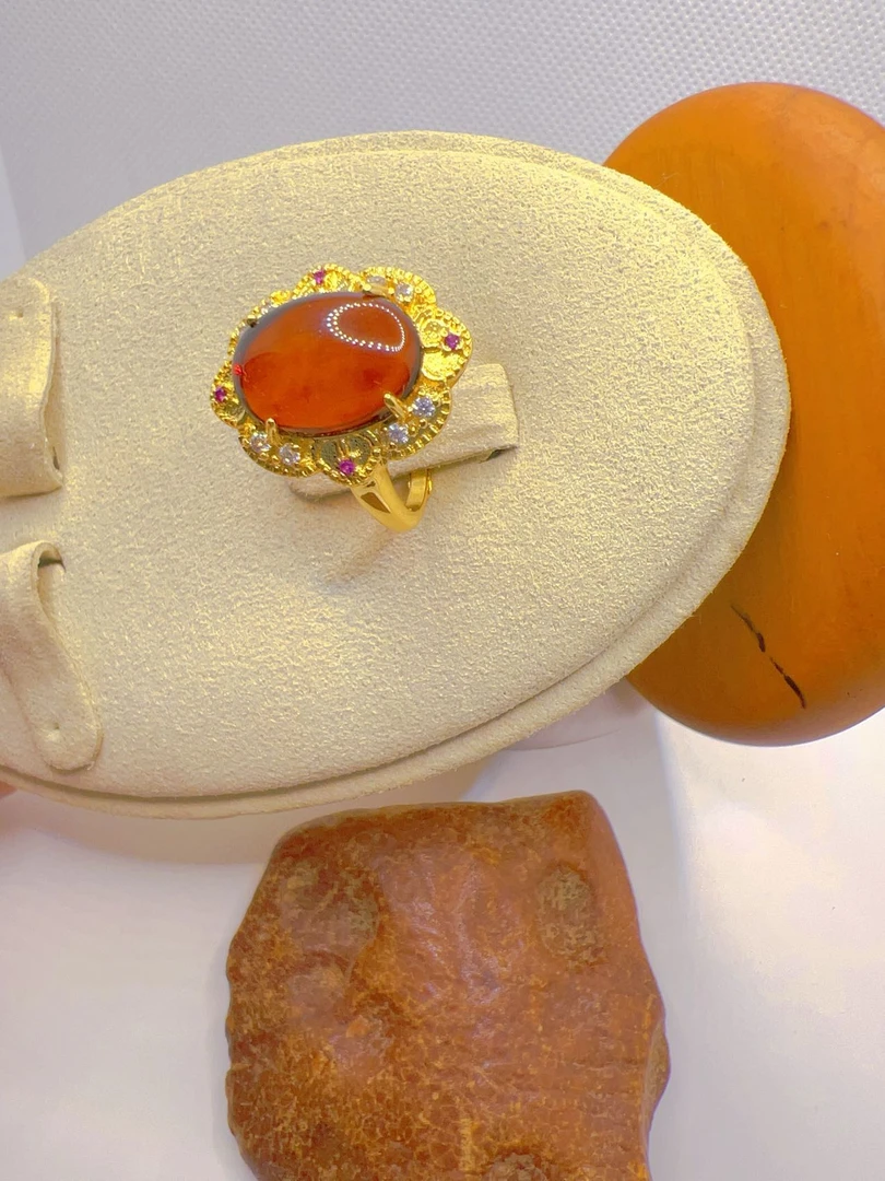 【包邮】天然琥珀项链女士挂件时尚款uzuk kankahri1