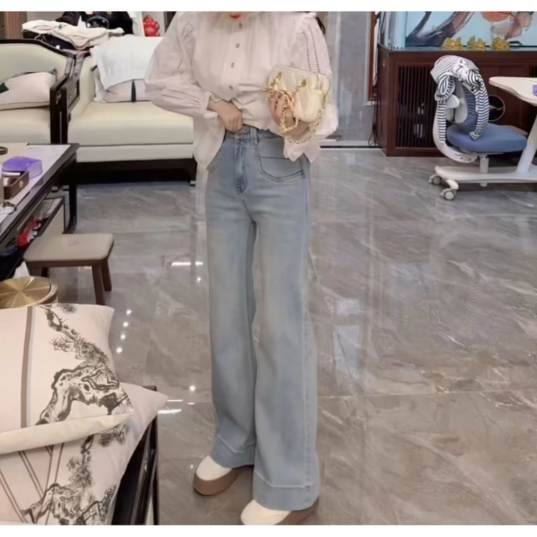 『显瘦牛仔H』新时尚气质百搭时尚牛仔裤0321