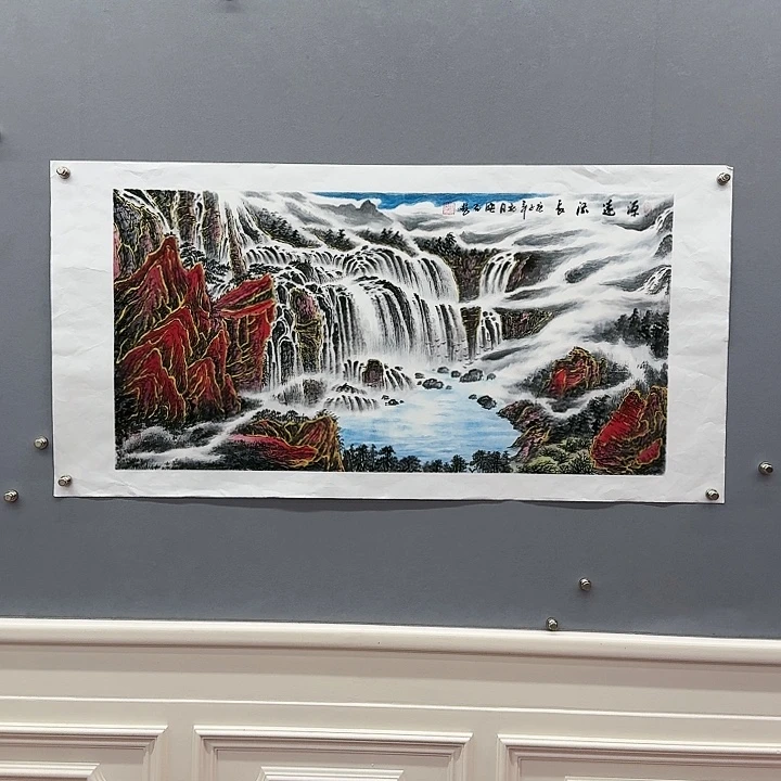 国画书法作品多次参加