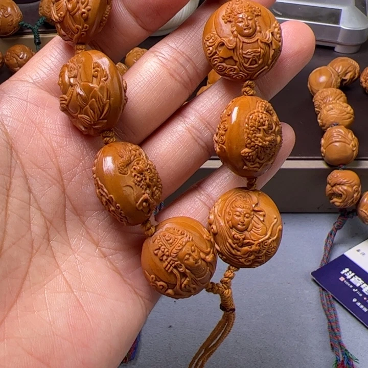 朝***拾橄榄核手串/手链橄榄核