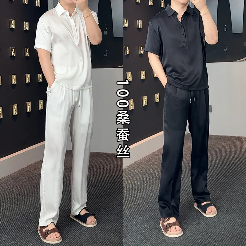 徐先生夏季百分百桑蚕丝雾面纱洗工艺套装241422 246442【杜恩】