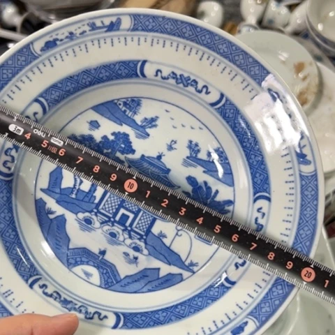 瓷片景德镇陶瓷高温瓷折腰盘