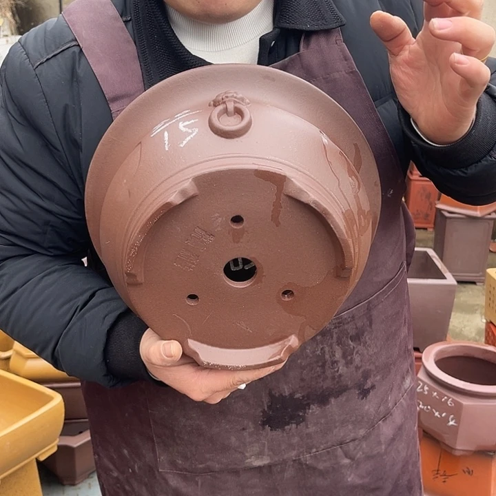 紫砂花盆紫砂等传统