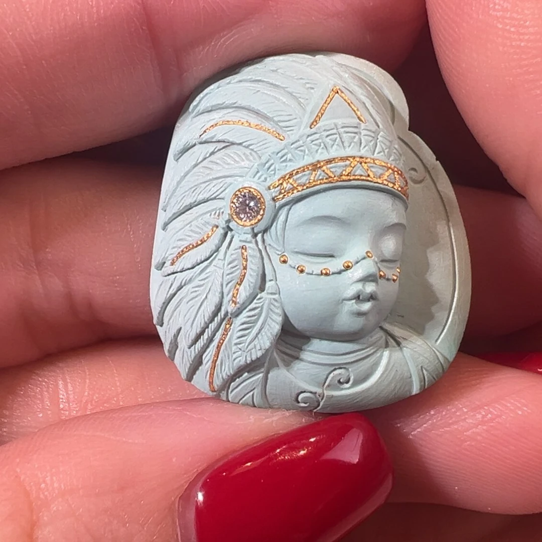 绿松石配件未镶嵌配件