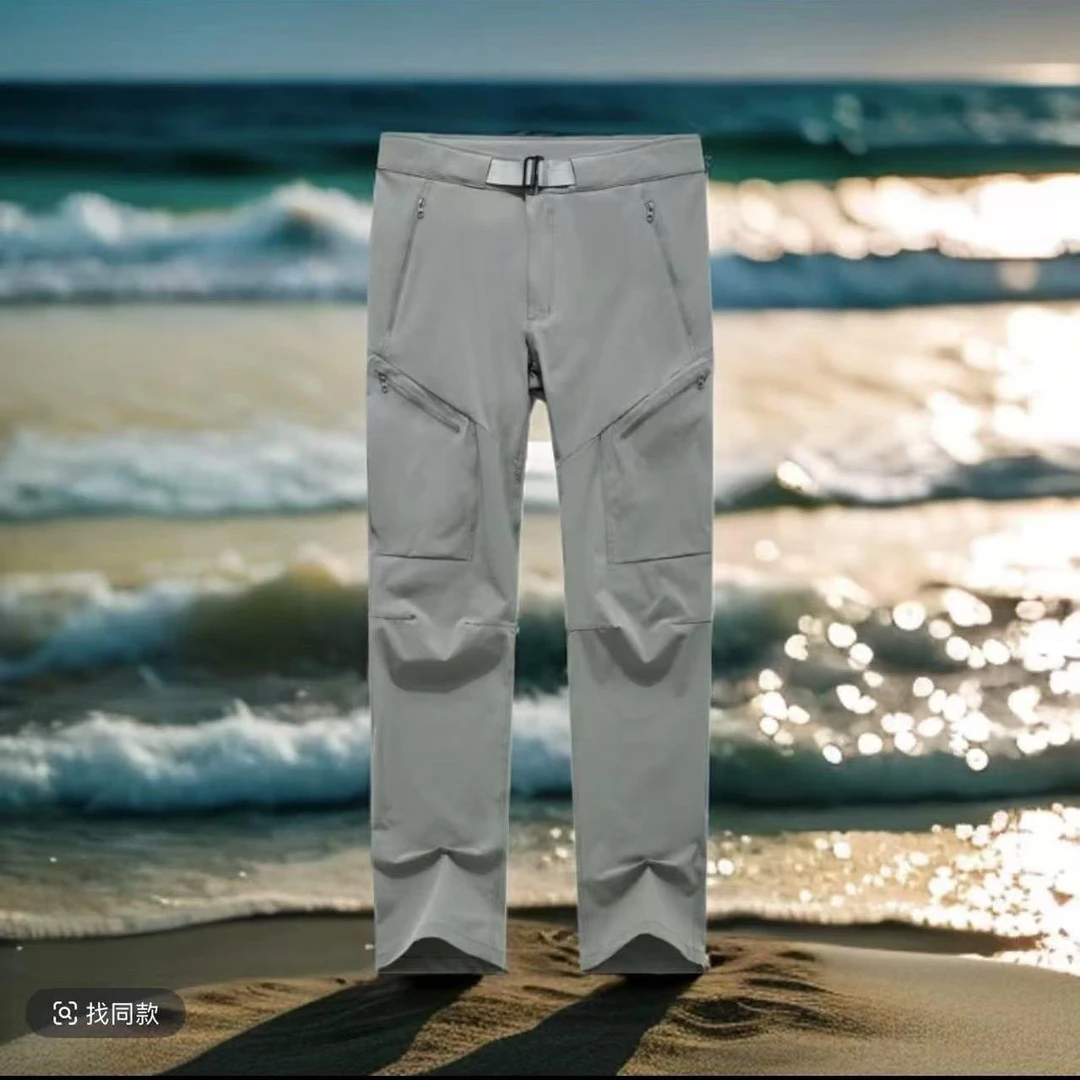 鸟家男士裤子徒步轻薄舒适速干商务薄款透气防风弹力户外