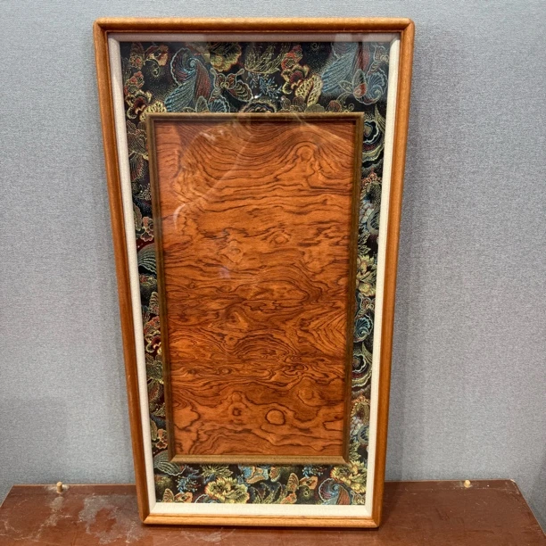 缠枝入梦锦——65x33乌檀木榫卯框中框【24x46】