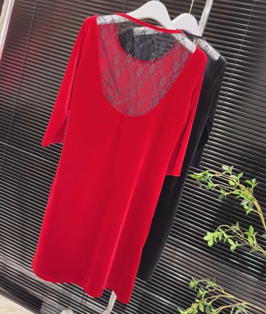 性感蕾丝美背家居服睡裙【实物微色差】