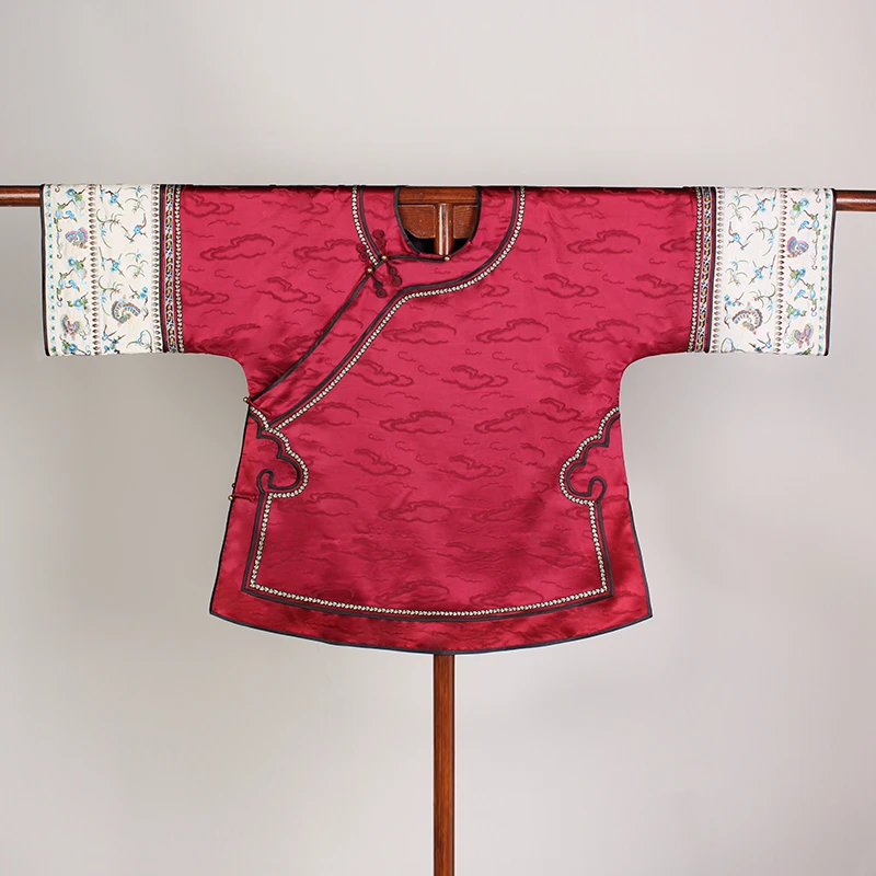 【丹阙】复古新中式纯手工桑蚕丝香云纱中国风平肩斜襟女士上衣