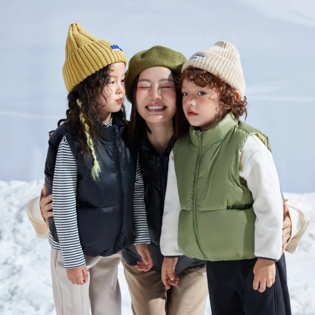 【亲子同价】迷你巴拉亲子加厚百搭马甲远红外发热儿童成人背心