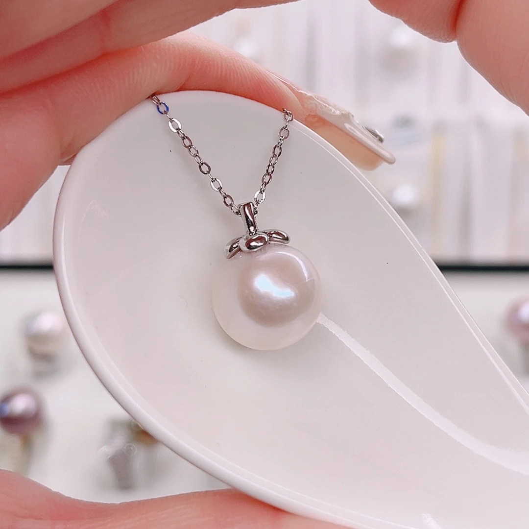 淡水珍珠未镶嵌吊坠(赠链)