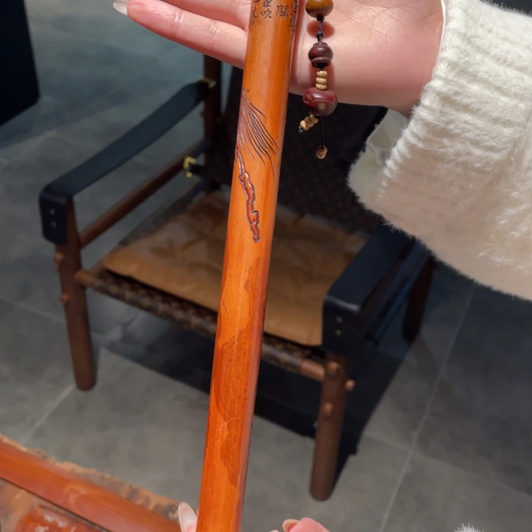 紫砂纯手工制作沧***笑湘妃竹老香筒