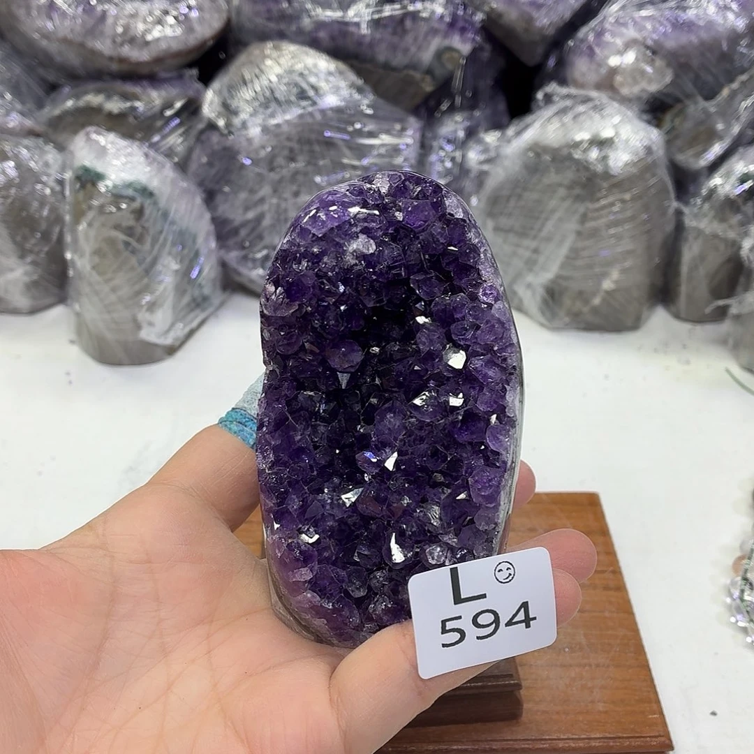 摆件水晶未镶嵌天然紫水晶