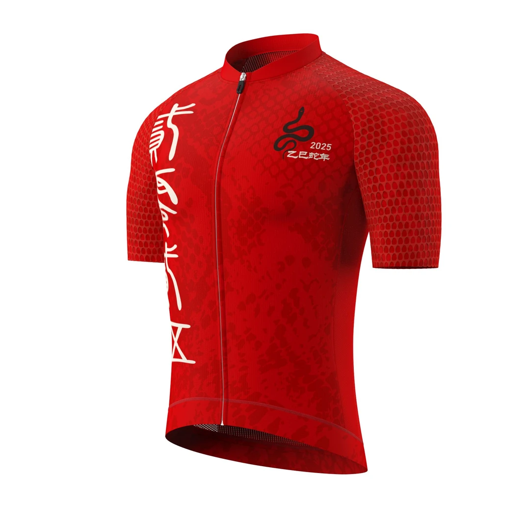 术崎SOUKESPORTS/蛇年限定短袖上衣透气春夏速干公路车骑行服1170