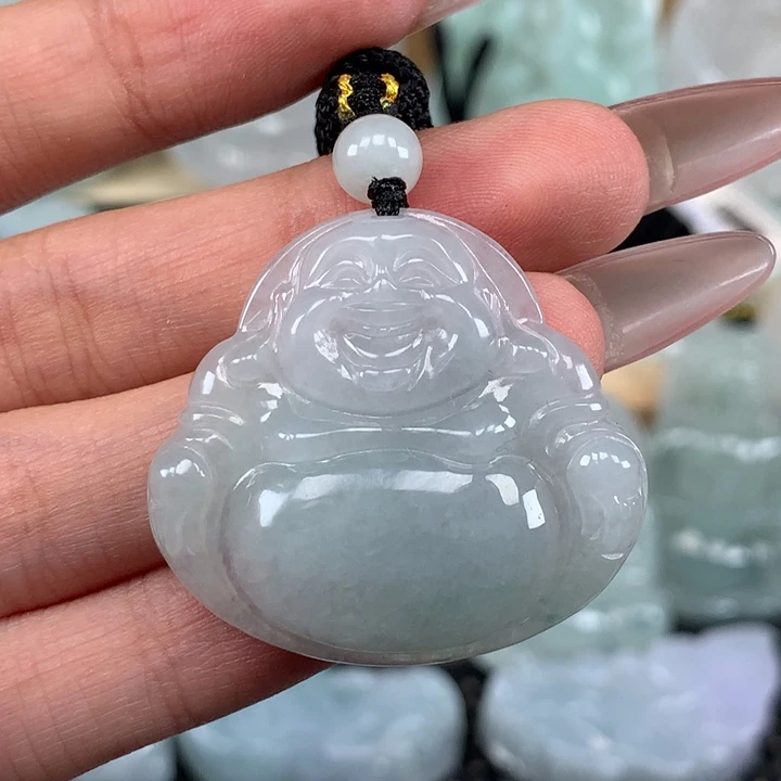 颈饰未镶嵌翡翠观音