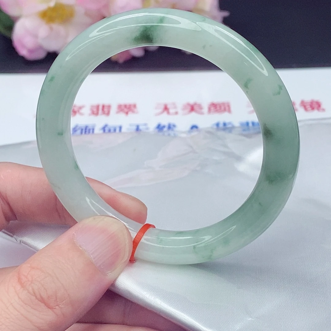 翡翠未镶嵌手镯56圈