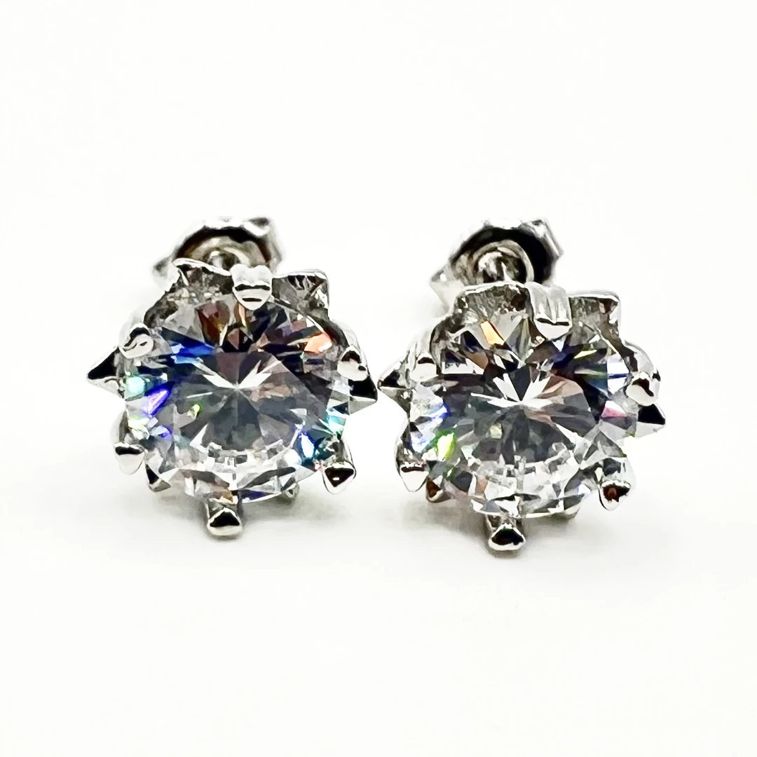 耳钉【白色】精美时尚设计款耳钉-928