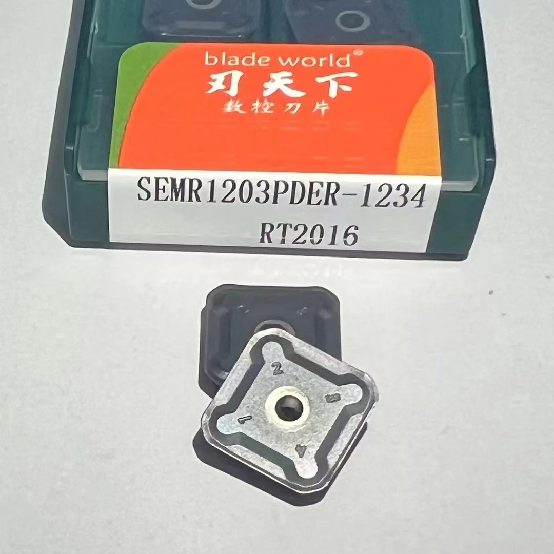 数控铣刀片SEMR1203 1504-1234 SEMT13T3AGSN-JM钢件不锈钢