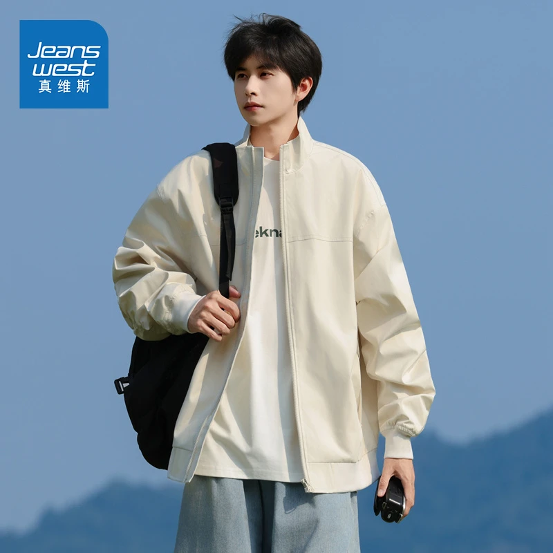 真维斯美式飞行员夹克男女春秋季2025新款潮牌痞帅高级棒球服外套