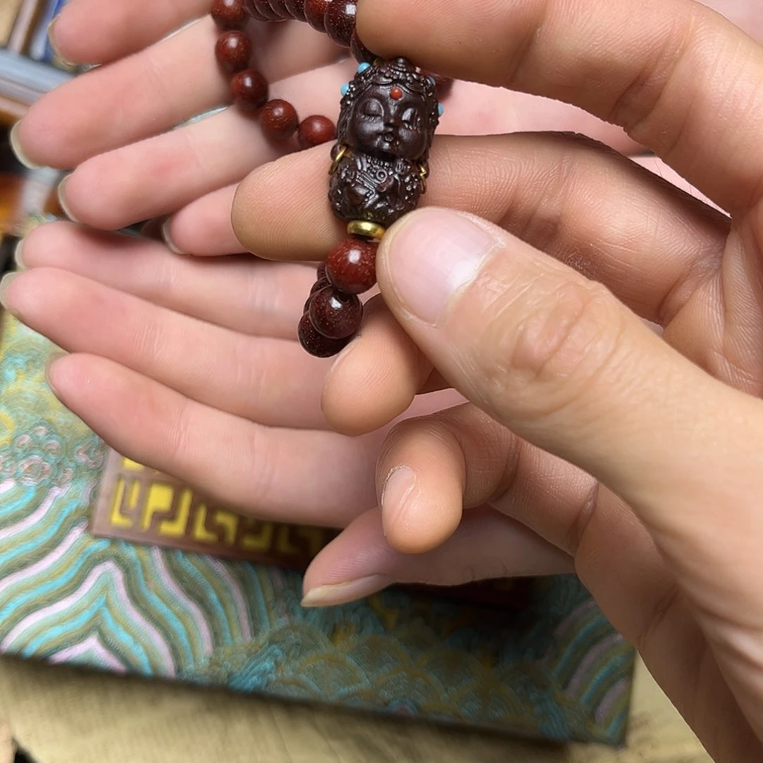 滴血莲花菩提吊坠