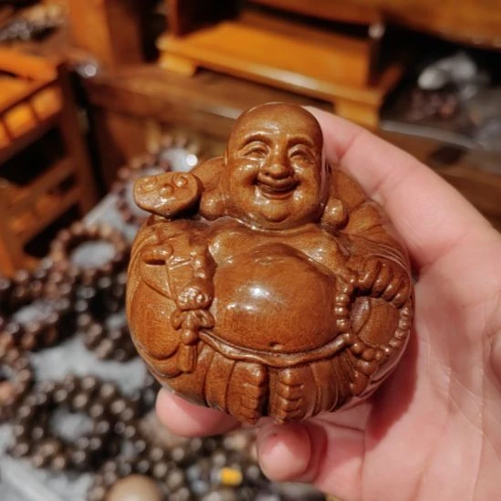 小叶桢楠金丝楠木弥勒佛