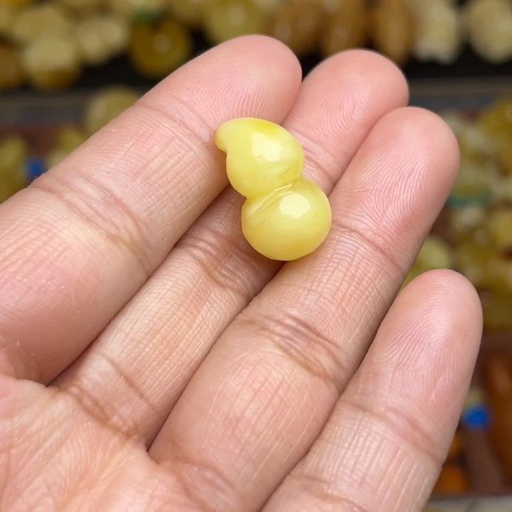 陈***风蜜蜡未镶嵌珠宝奇石天然蜜蜡福禄双全