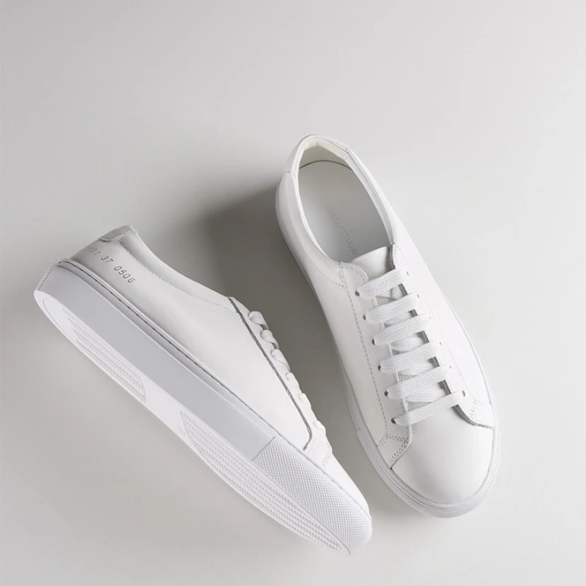 "时髦百搭"头层牛皮小白鞋CD216490