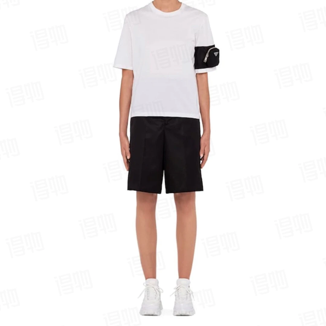 99新 Prada/普拉达 14普拉达口袋钢标短袖N1947尺码:S