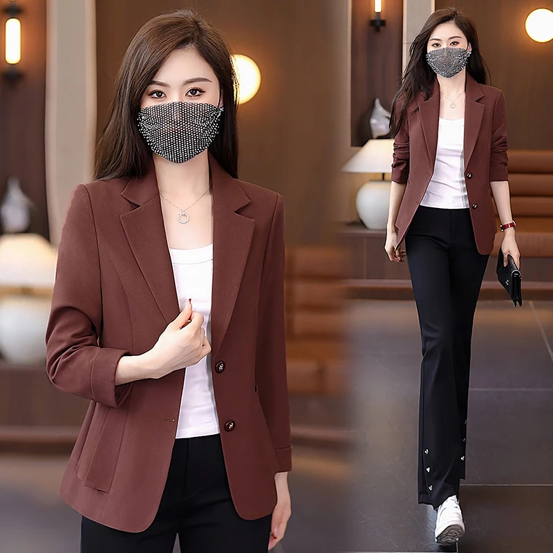 韩版小西装外套女2025春季新款时尚减龄洋气气质宽松百搭显瘦西服