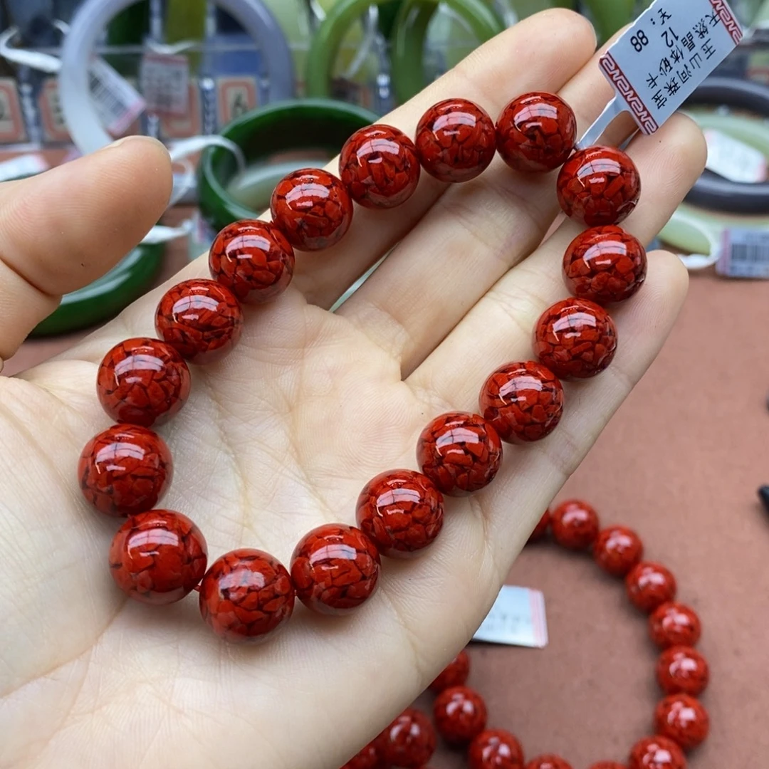 天然辰砂卡12晶体砂