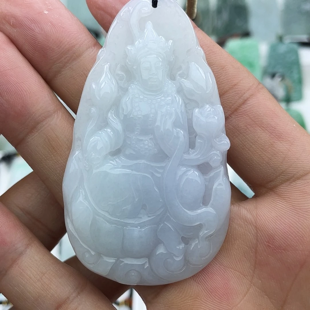 颈饰未镶嵌翡翠君**下翡翠