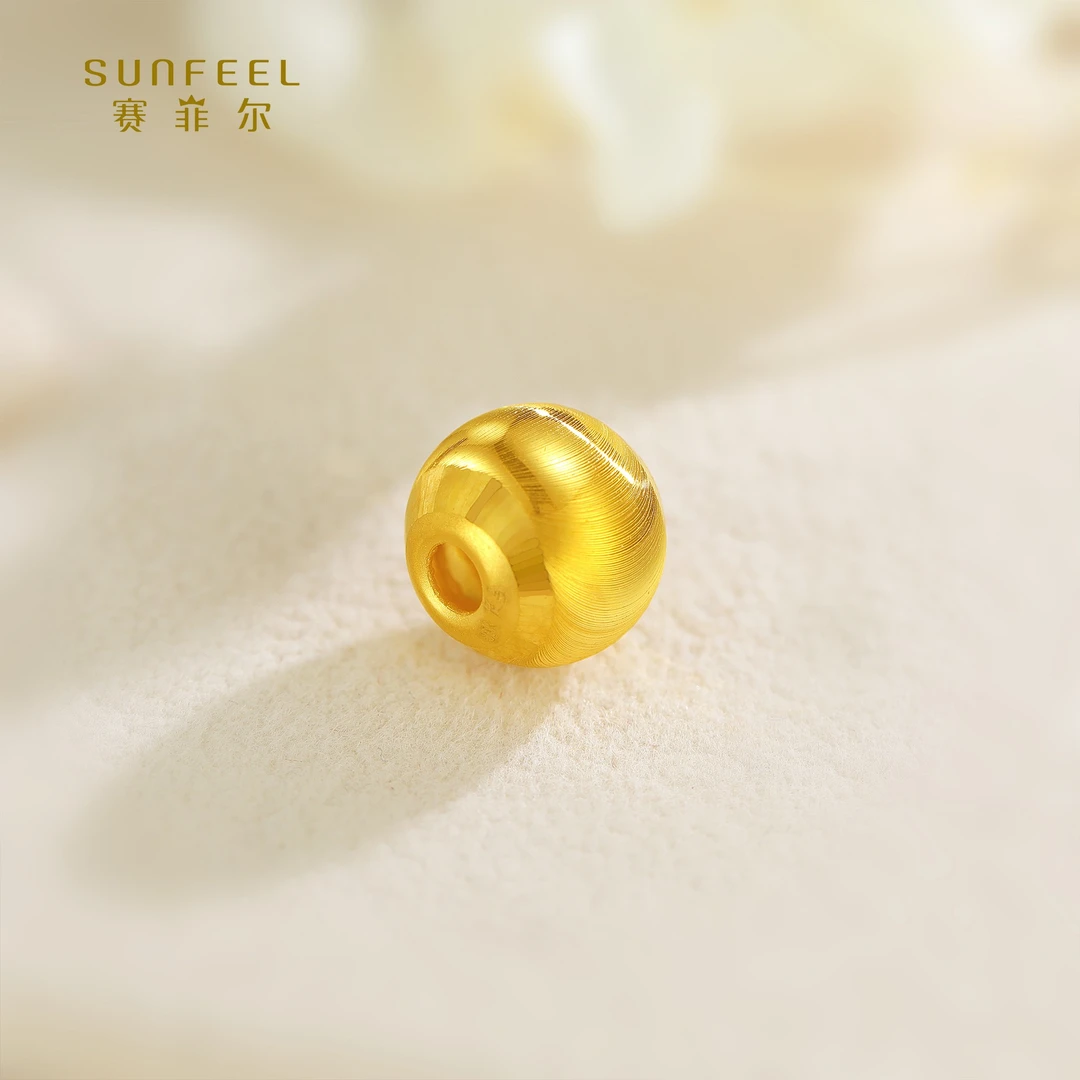 SUNFEEL/赛菲尔【三店】足金5D时尚猫眼转运珠DYD000269