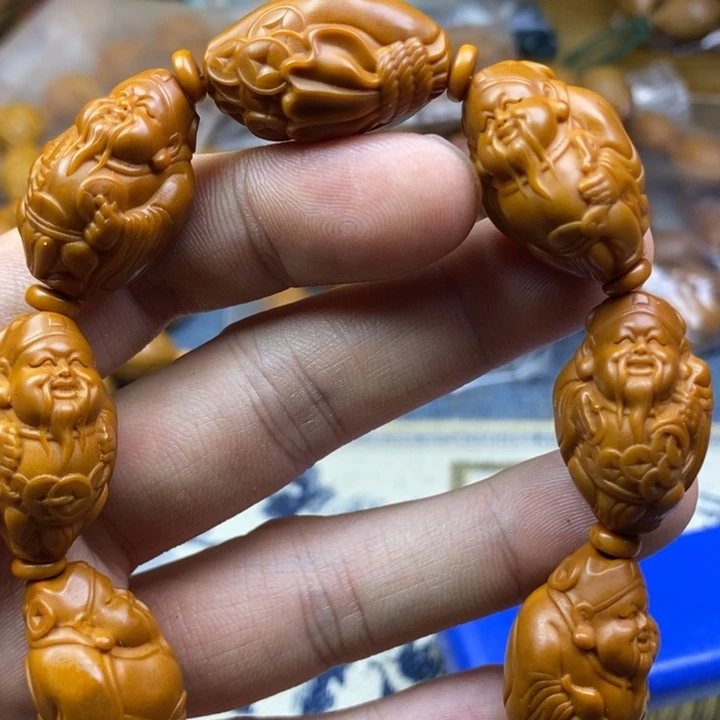 橄榄核手串/手链橄榄核雕工艺手串