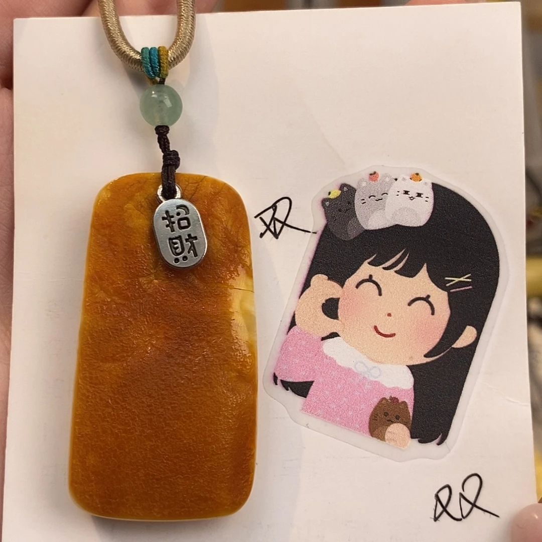 风***吹未镶嵌定制琥珀琥珀蜜蜡