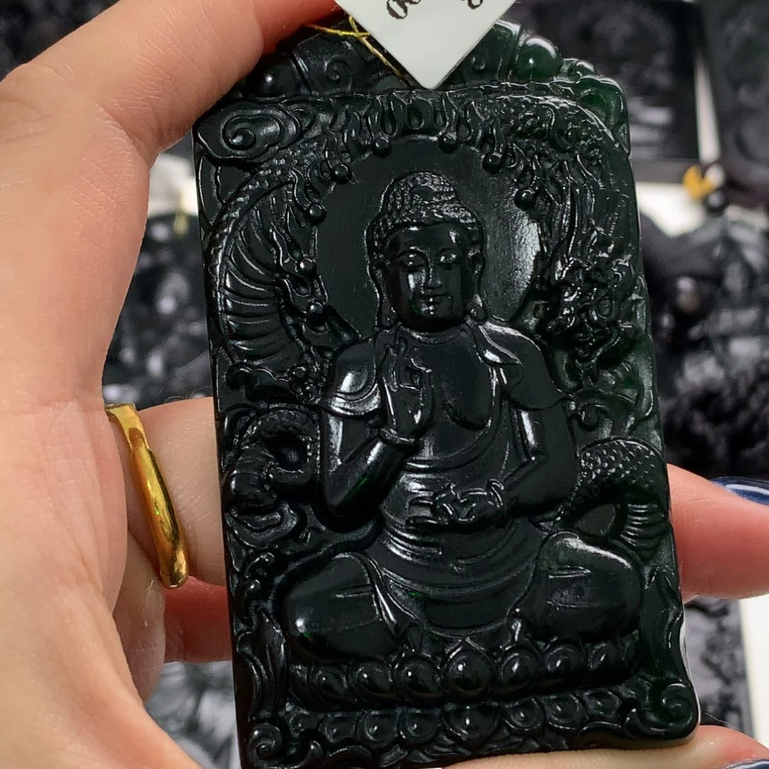 天然a货钢琴黑挂件