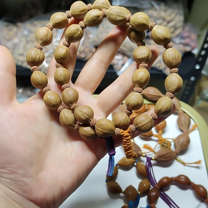 吊坠橄榄核14+蜜桃手持原皮全品